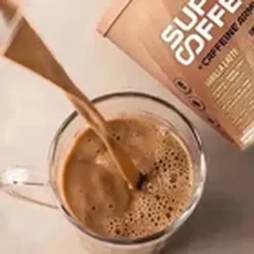Super Coffe By Caffeine Army (pote) 220g Sabor Vainilla latte — imagem 3