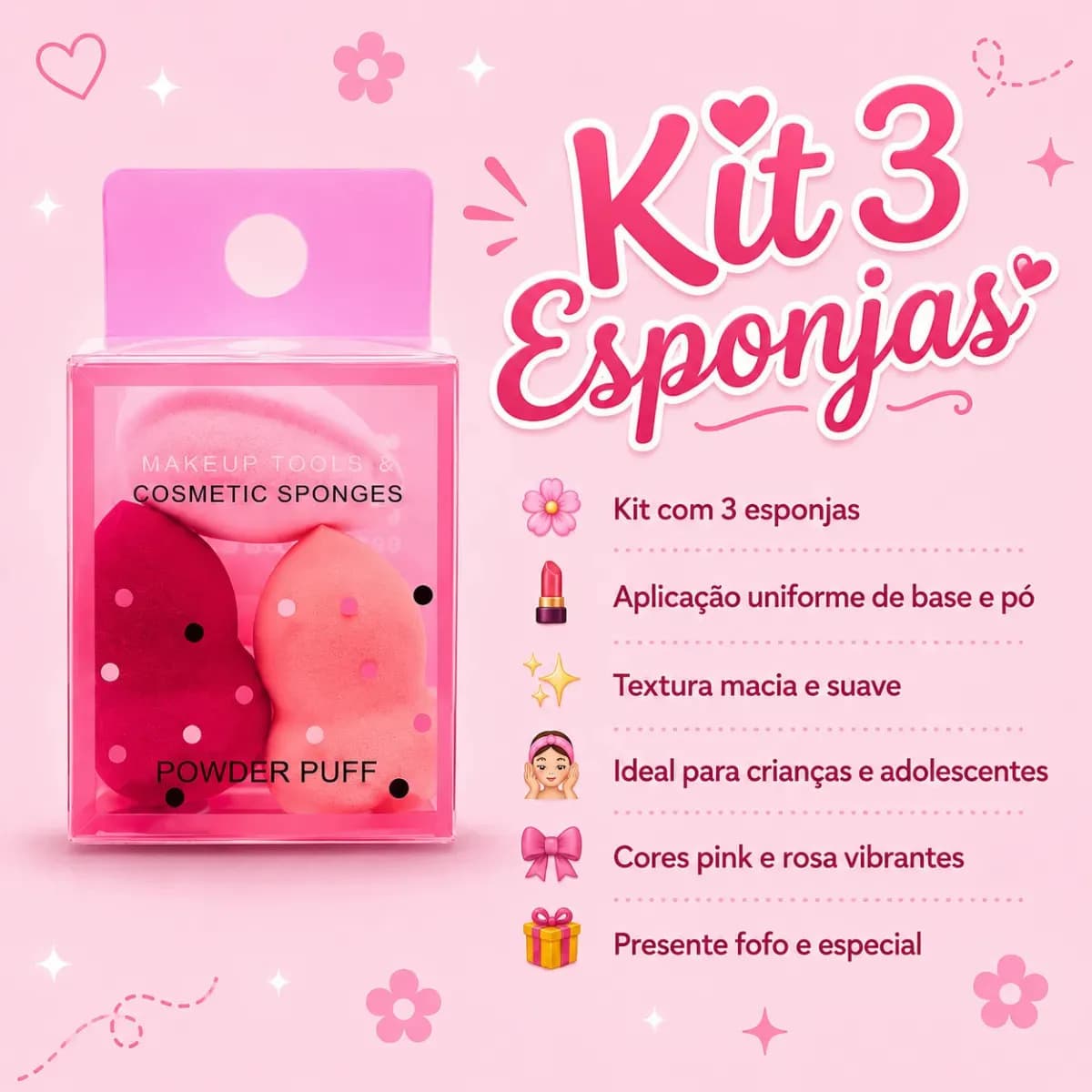 Conjunto De Maquiagem E Skin Care Infantil Blogueirinha — imagem 6
