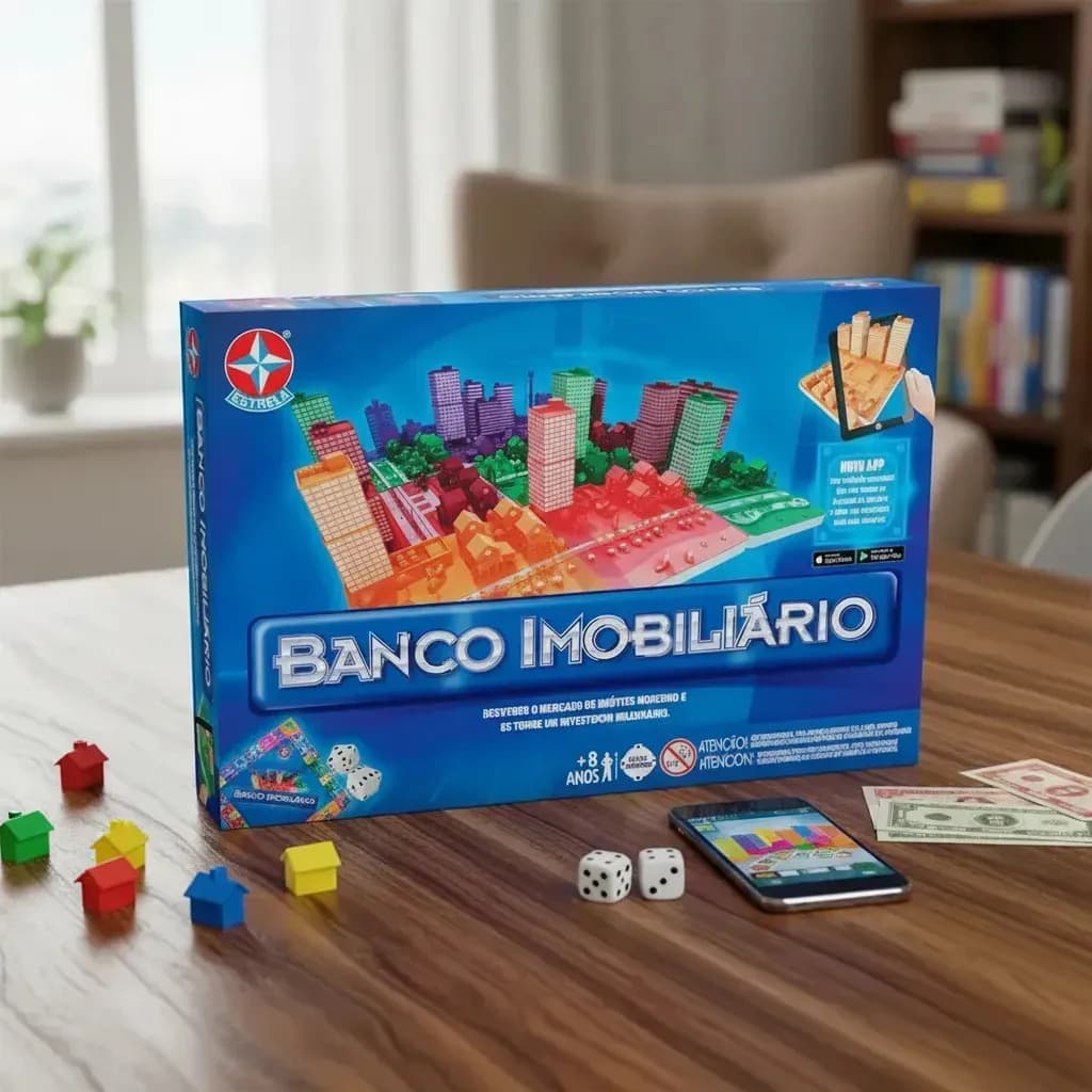 Jogo Banco Imobiliário Grande Estrela em português — imagem 4