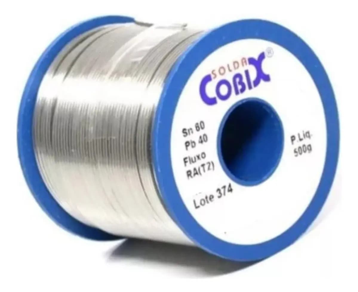 Fio de Solda Estanho 1.0mm Cobix 250g 60x40 Eletrônica Precisão — imagem 5