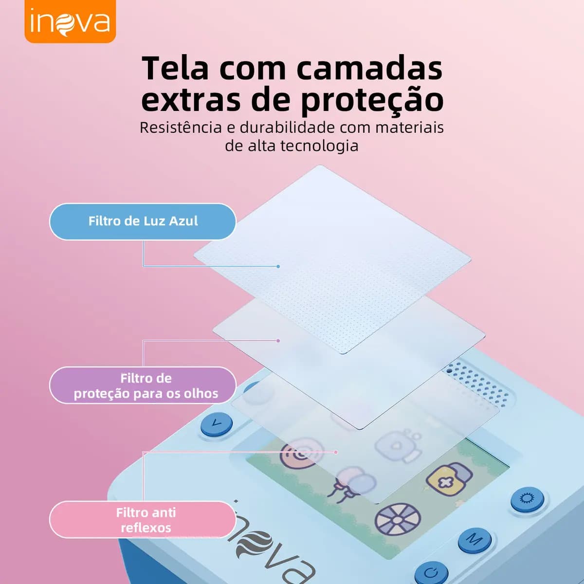 Câmera Fotográfica Infantil Impressora Instantânea Foto, 1080p Fotos Vídeo Digital De Alta Definição, Jogos Divertidos, Presentes Para Crianças, Para Crianças D — imagem 3