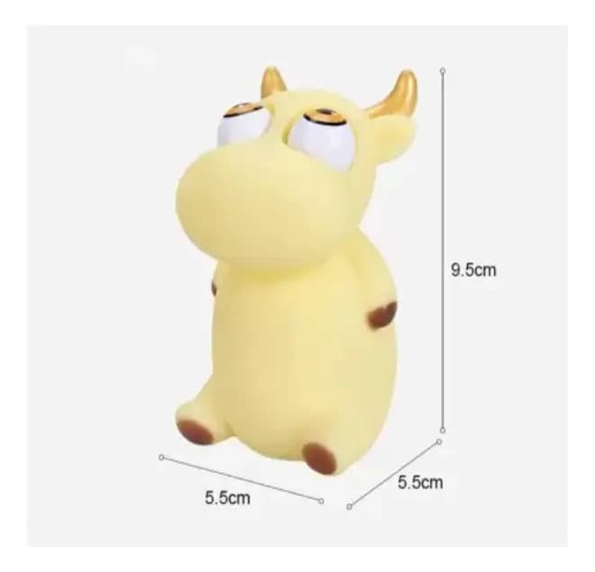 Squishy Kit 2 Bichinho Olho Esbugalhado Anti Stress Slow Rising Cor Sortida — imagem 6