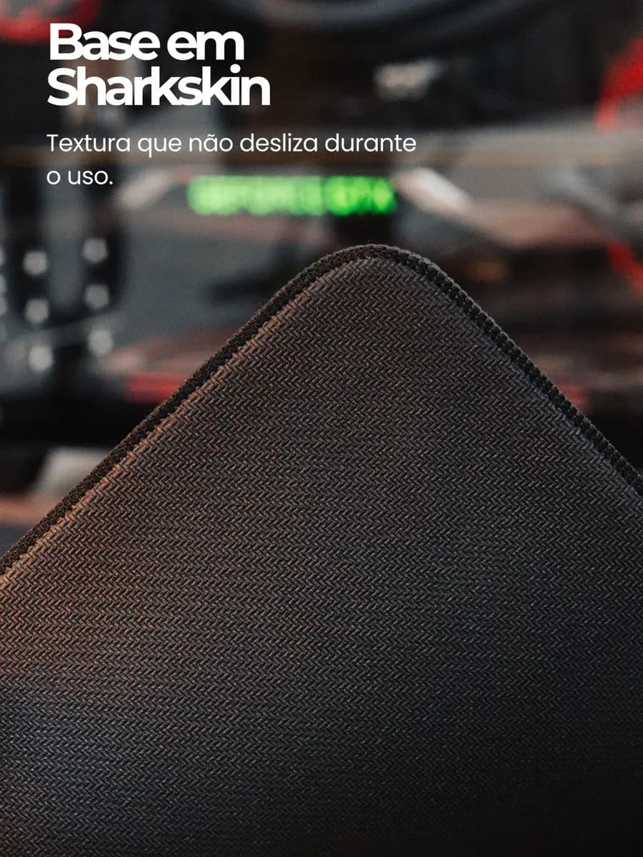 Mouse Pad Gamer Apex Control Profissional 49x42 Mousepad - Preto — imagem 5