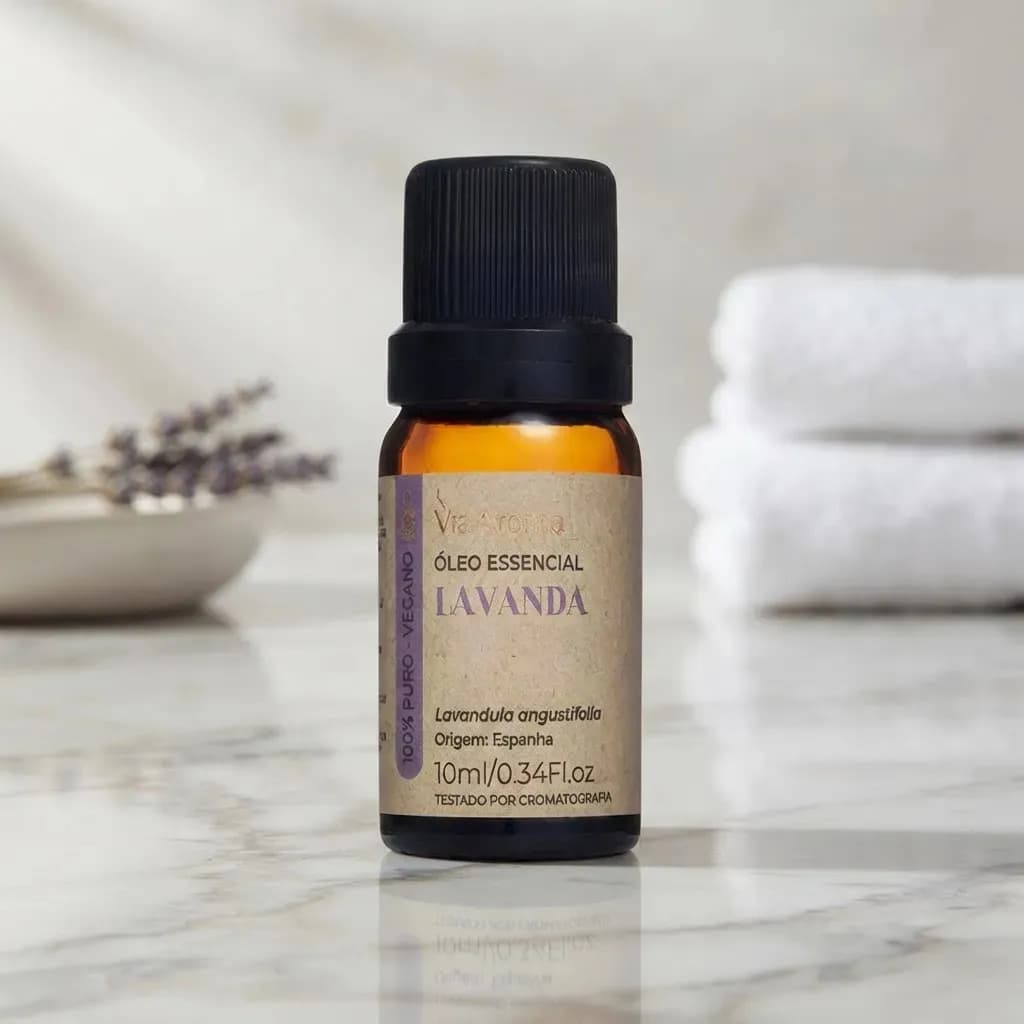 Oleo Essencial Lavanda Via Aroma 10ml Puro e Natural — imagem 5