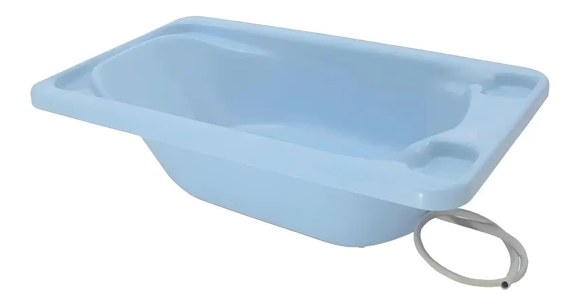 Banheira De Bebê Acqua Trio Azul Pastel 7065azp Galzerano — imagem 4