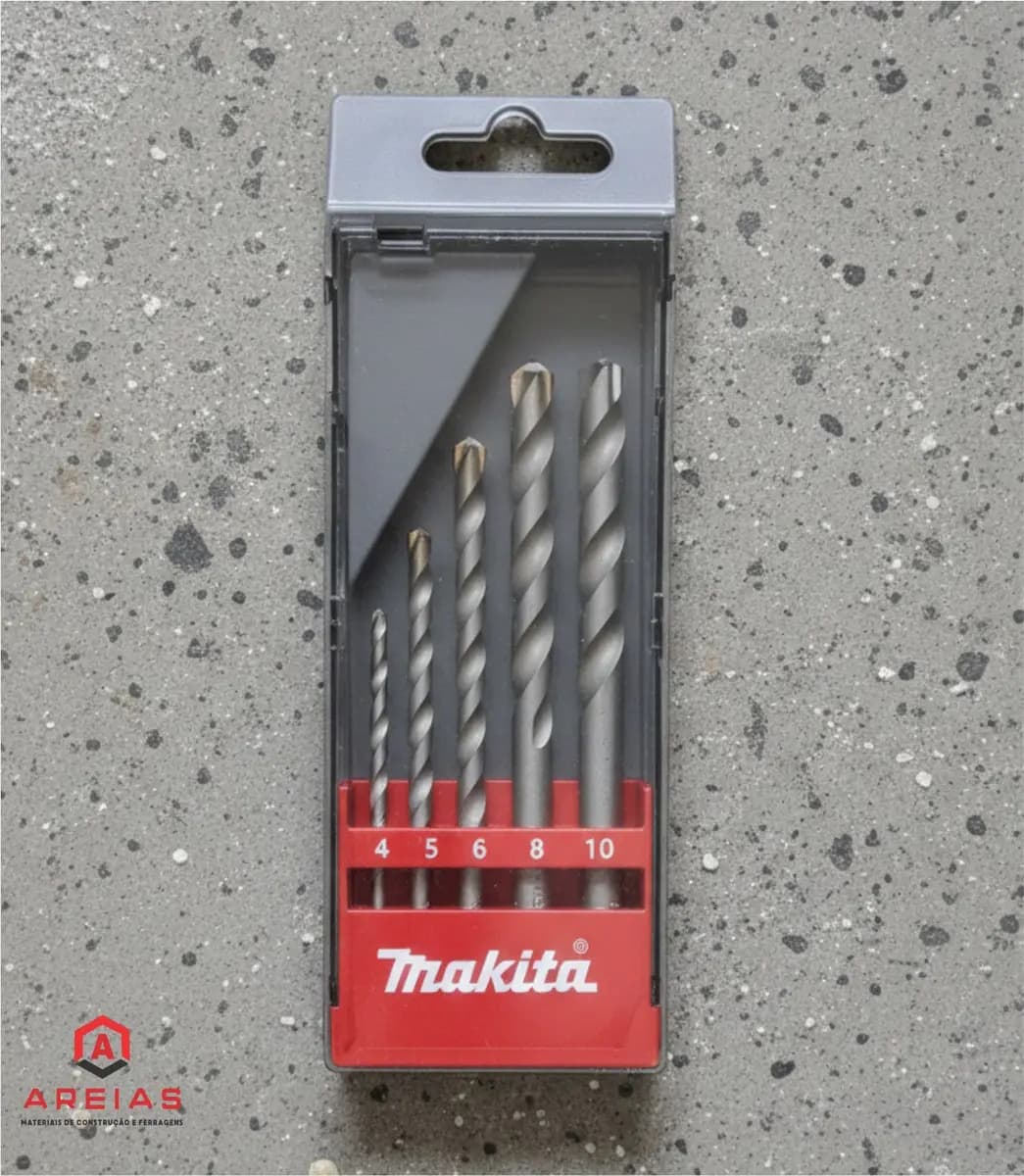 JOGO BROCA WIDIA CONCRETO 5 Pecas 4a10mm - MAKITA D03894 — imagem 5