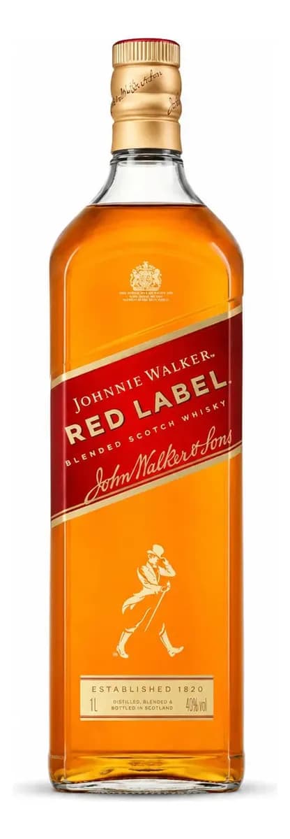 Whisky Johnnie Walker Red Label Blended Scotch 1 Litro