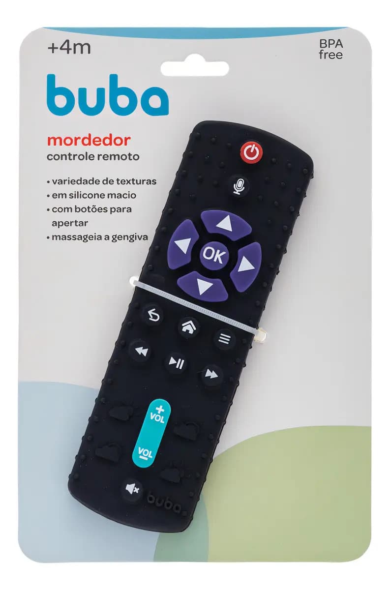 Brinquedo Infantil Controle Remoto Em Silicone P Bebê Buba — imagem 4