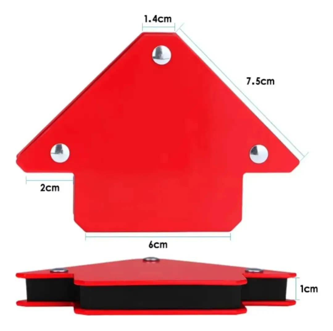 Kit 2 esquadro Magnetico Solda 12kg Soldador Serralheiro MFL — imagem 2