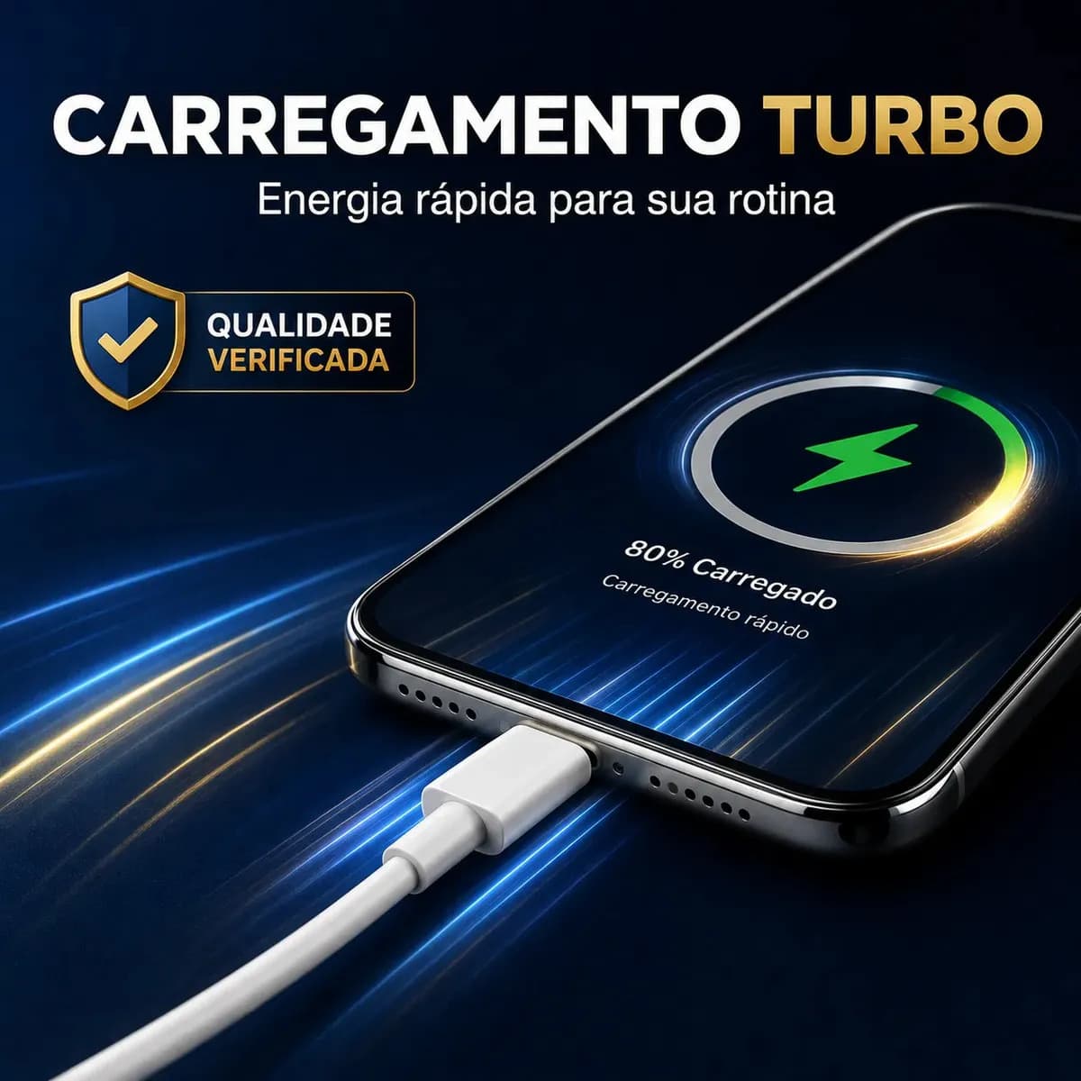Cabo Carregador Turbo Usb 2 Metros Compatível Com iPhone 6 7 8 X Xr Xs 11 12 13 14 Pro Max iPad E iPod Ultra Resistente Design Clássico Carregamento Rápido Sinc — imagem 3