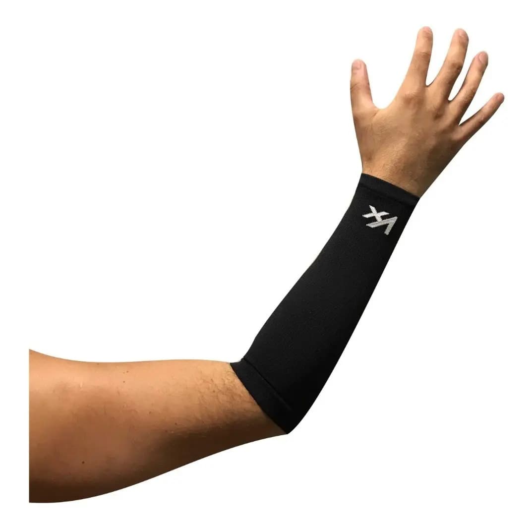 Manguito Curto Preto Kanxa Light(7797)Para Ciclismo Corrida Vôlei Tamanho G/gg — imagem 4