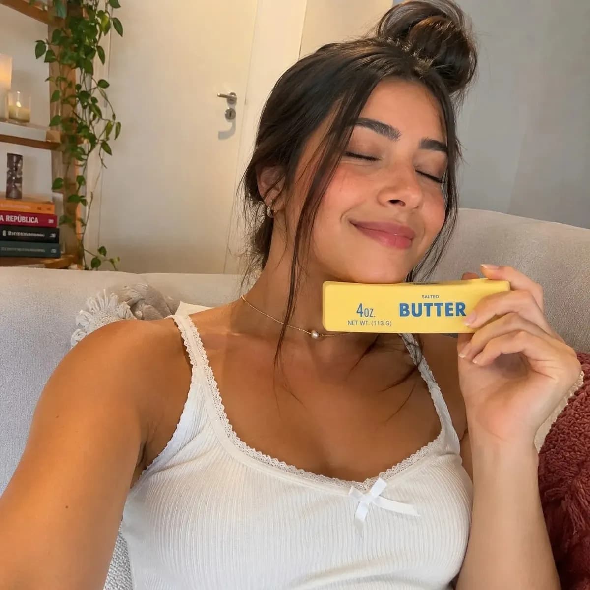 Squishy Butter Barra De Manteiga Viral Tik Tok Rápido Amarelo — imagem 4