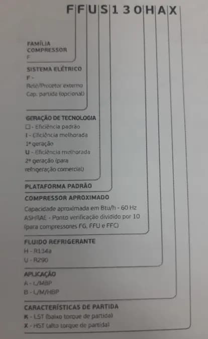 Compressor Embraco EMR80HLR 1/4+ R134A para Geladeira e Freezer — imagem 4