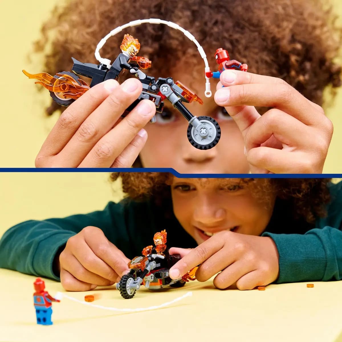LEGO Marvel Homem Aranha Vs. Motoqueiro Fantasma com Motocicleta 76335 — imagem 6