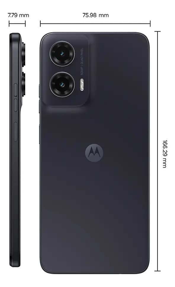 Smartphone Motorola Moto g35 5G - 128GB 4GB RAM+8GB Ram Boost, e Camera 50MP com AI NFC Tela 6.7" com Superbrilho - Grafite — imagem 3