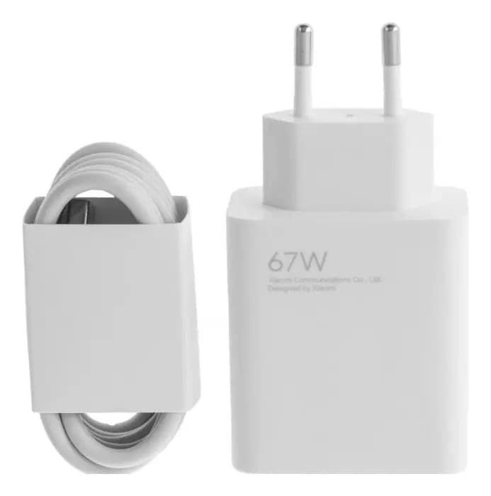 Carregador Turbo Usb C 67w (fonte + Cabo) Branco — imagem 2