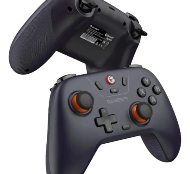 Controle Sem Fio GameSir T4 Nova Lite Hall Effect Multiplataforma Bluetooth Dongle Usb-C Azul Escuro — imagem 4