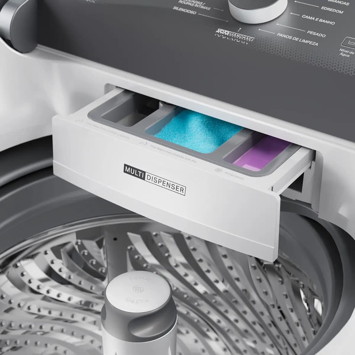 Máquina de Lavar Brastemp 14Kg Branca Smart Sensor- BWJ14AB — imagem 5