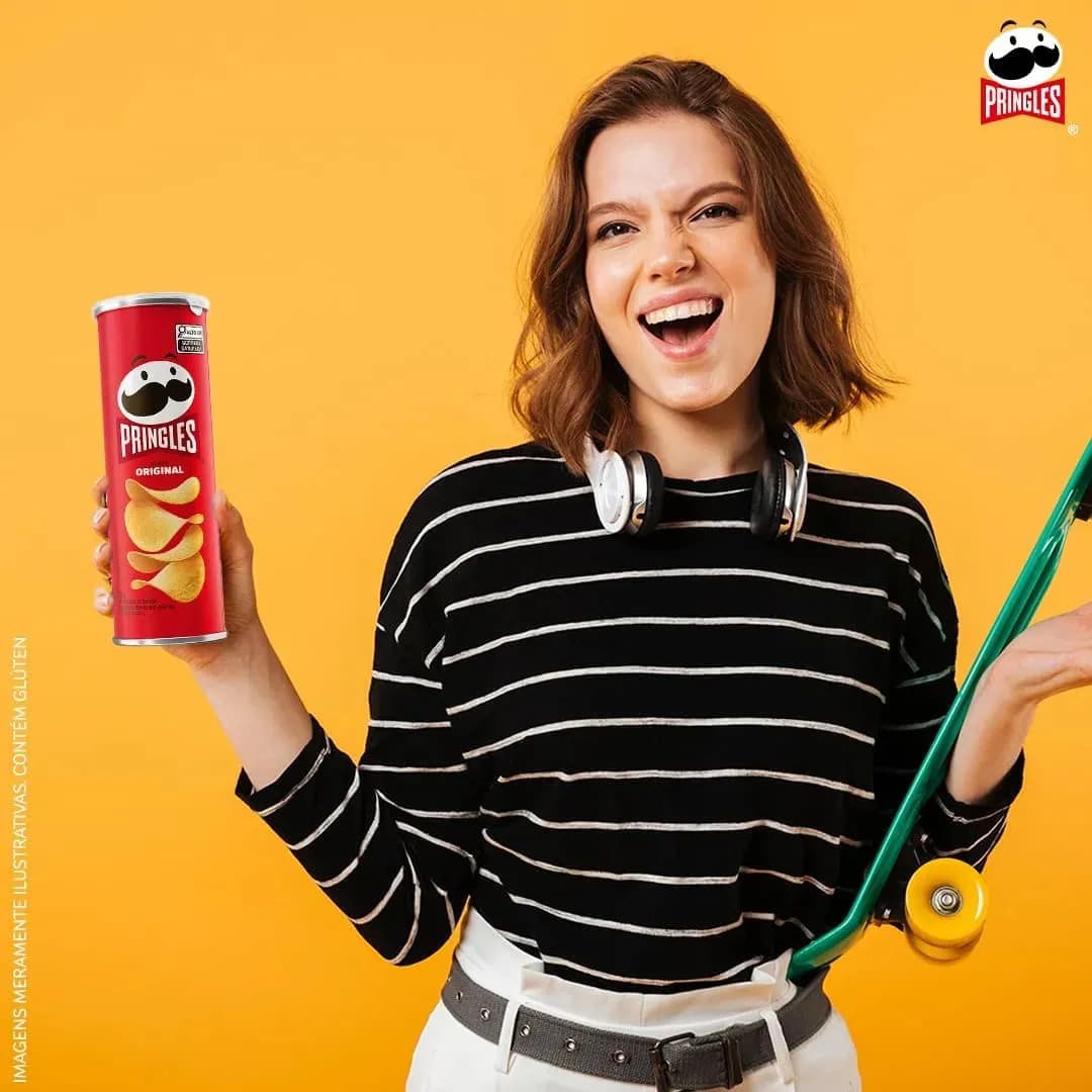 Salgadinho De Batata Sabor Original Tubo 104g Pringles — imagem 5