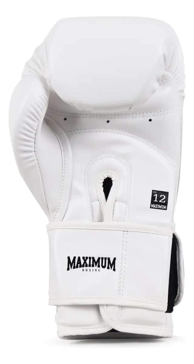 Linha Iniciante Luva De Boxe E Muay Thai Mxm - Maximum Cor Inverse (branco) Tamanho 16oz — imagem 4