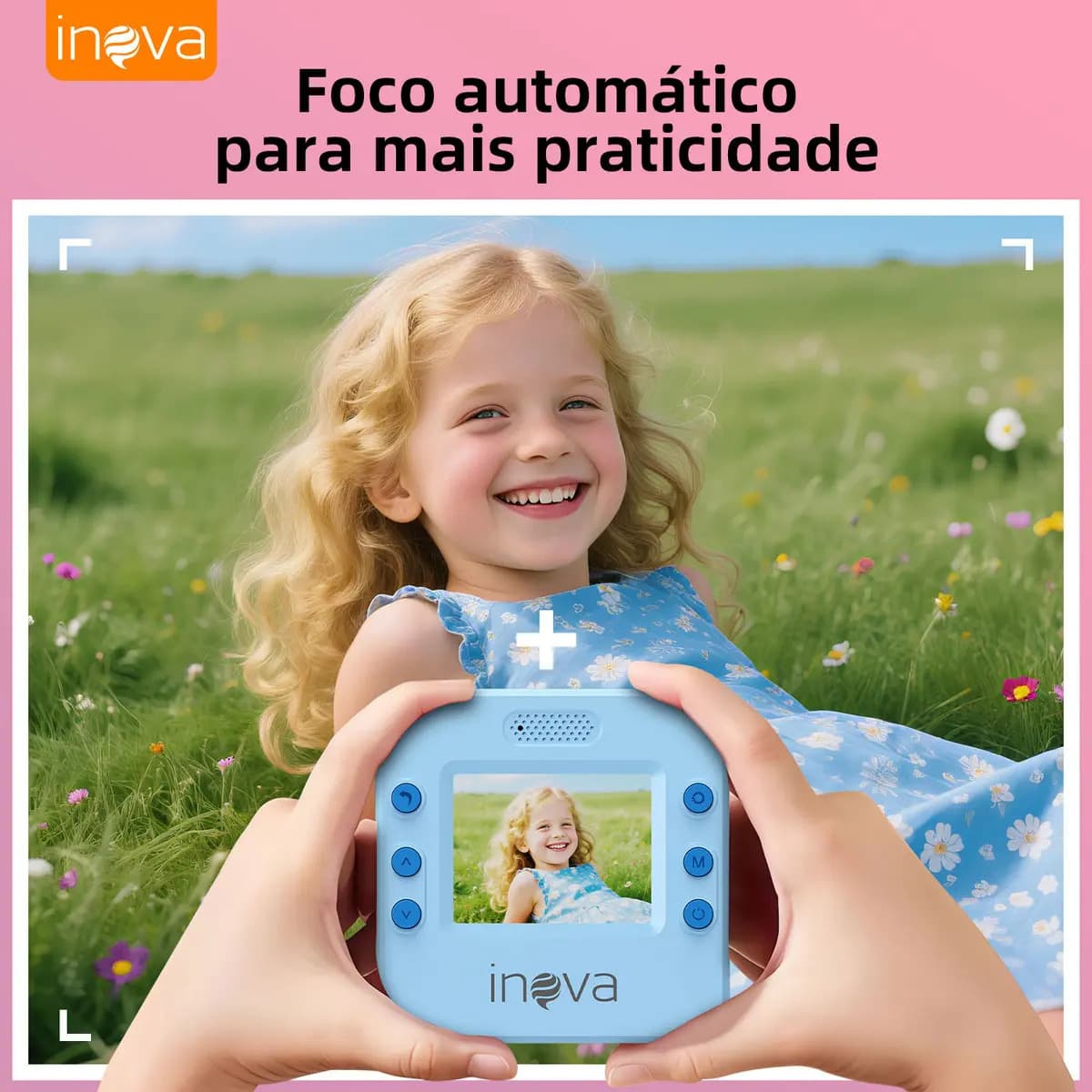 Câmera Fotográfica Infantil Impressora Instantânea Foto, 1080p Fotos Vídeo Digital De Alta Definição, Jogos Divertidos, Presentes Para Crianças, Para Crianças D — imagem 5