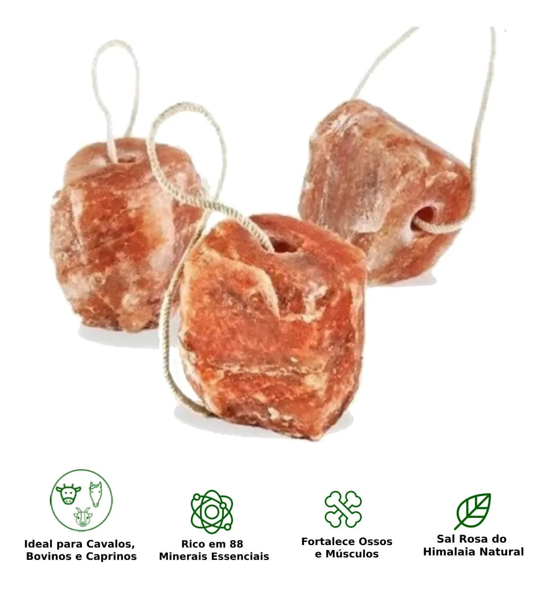 Sal Rosa Himalaya Bovinos Equinos Caprinos 2.4 a 3.4kg Full — imagem 6
