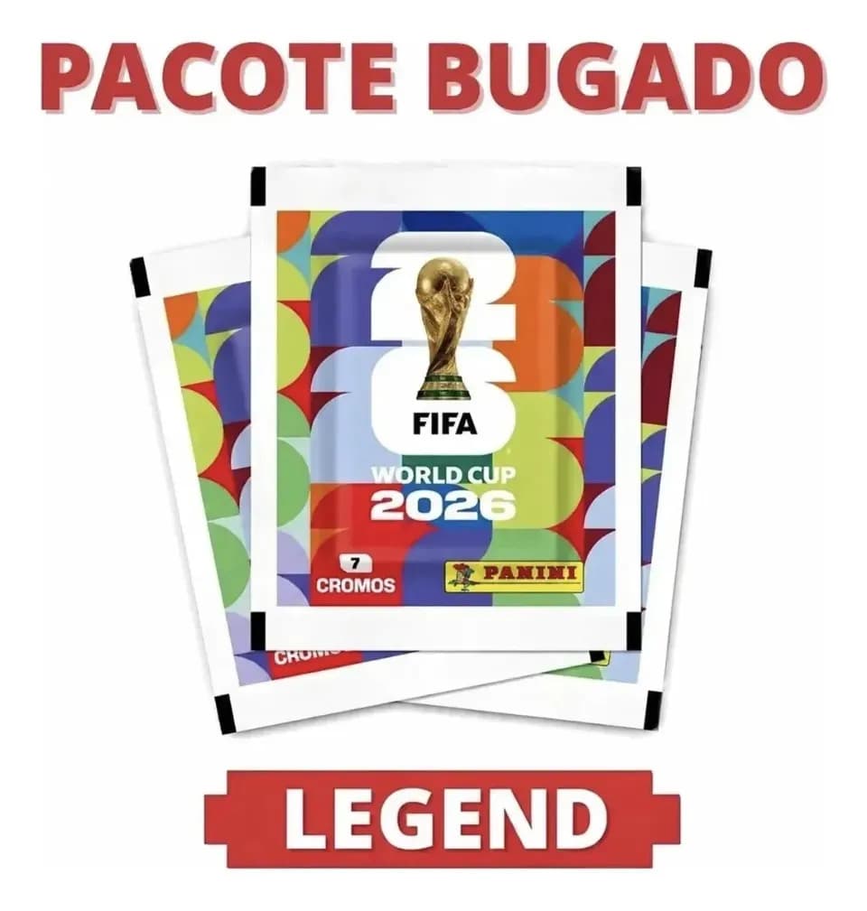 Pacote Bugado Legend Copa 2026 Lilas Ouro Prata Bronze Aleatorio — imagem 2