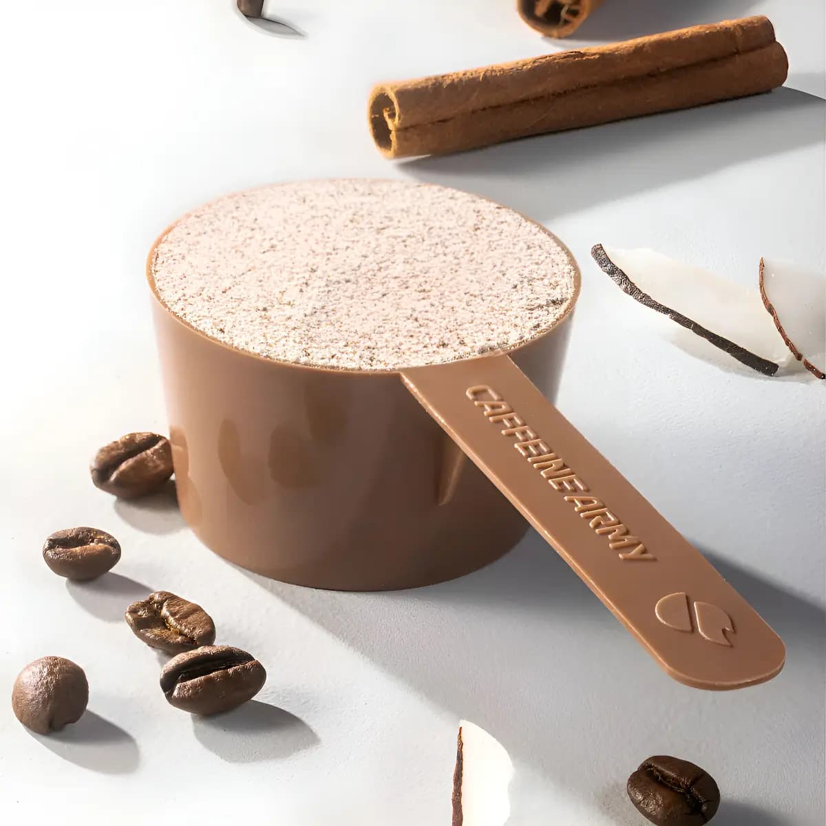 Supercoffee Vanilla Latte Caffeine Army, Suplemento de Energia em Pó com 220g — imagem 4