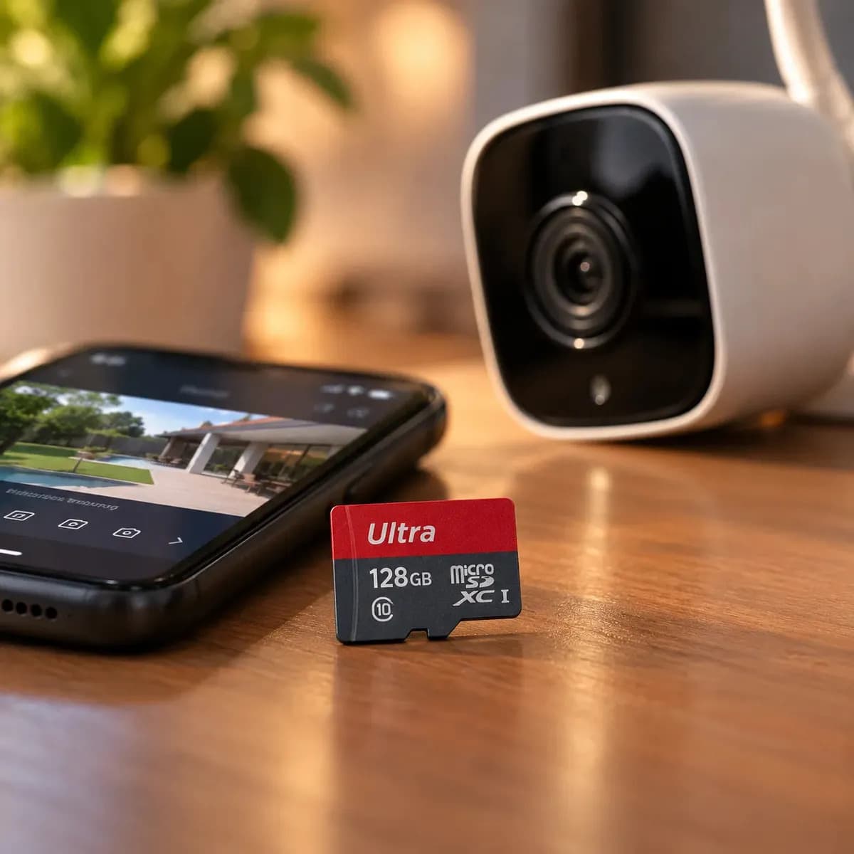 Cartão De Memória 128 Gb Micro Sd Classe 10 Ultra 100mb/s, Para Drones, Celulares, Câmeras Wi-fi, Com Adaptador Sd — imagem 2