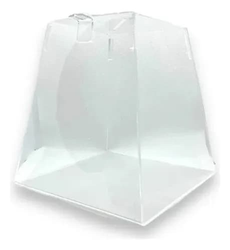 Urna Acrílico Transparente Piramide 20x20x12cm — imagem 4