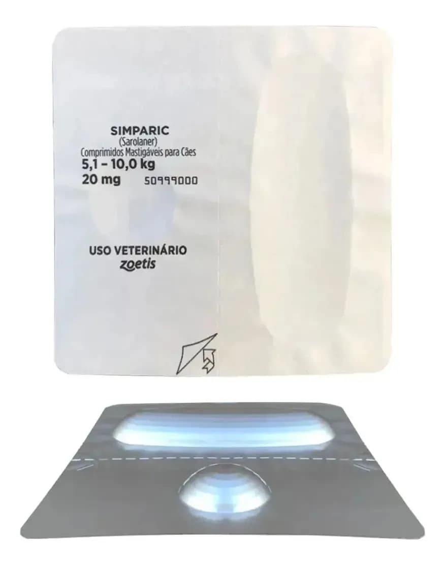 Simparic 20mg Antipulgas Cães 5 A 10kg 1 Comprimidos Zoetis — imagem 2