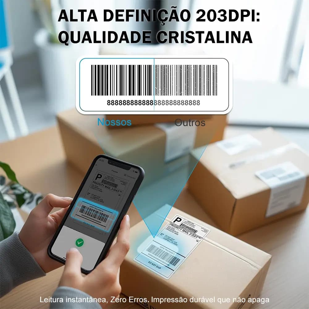 Impressora Térmica Mecolour GD41 Impressora De Etiquetas Bluetooth Impressora Etiquetadora Portatil Logística — imagem 6