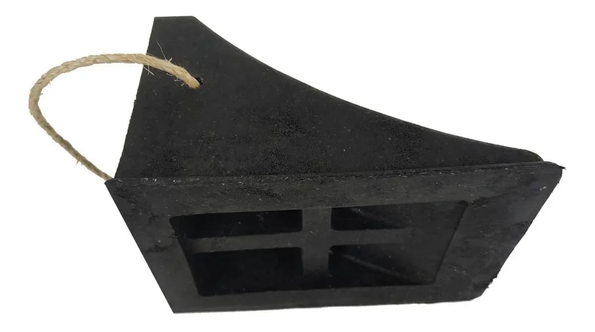 10 Un Calço De Roda Para Caminhao Caminhonete - Nbr 9735 Cor Preto — imagem 4