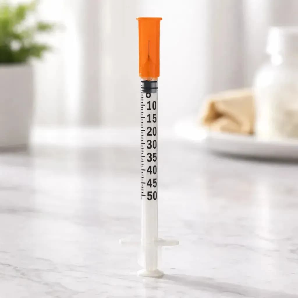 Seringa SR Insulina Agulha Fixa 0,5ml 08x0,30mm Agulha Fixa C/100 Und 0.5 Ml — imagem 2