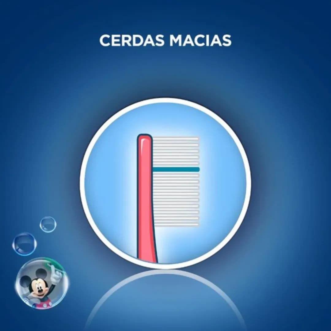Escova de Dentes Infantil Oral B Kids, para uma Limpeza Completa, Cerdas Macias, 4 Unidades, Multicolor — imagem 3