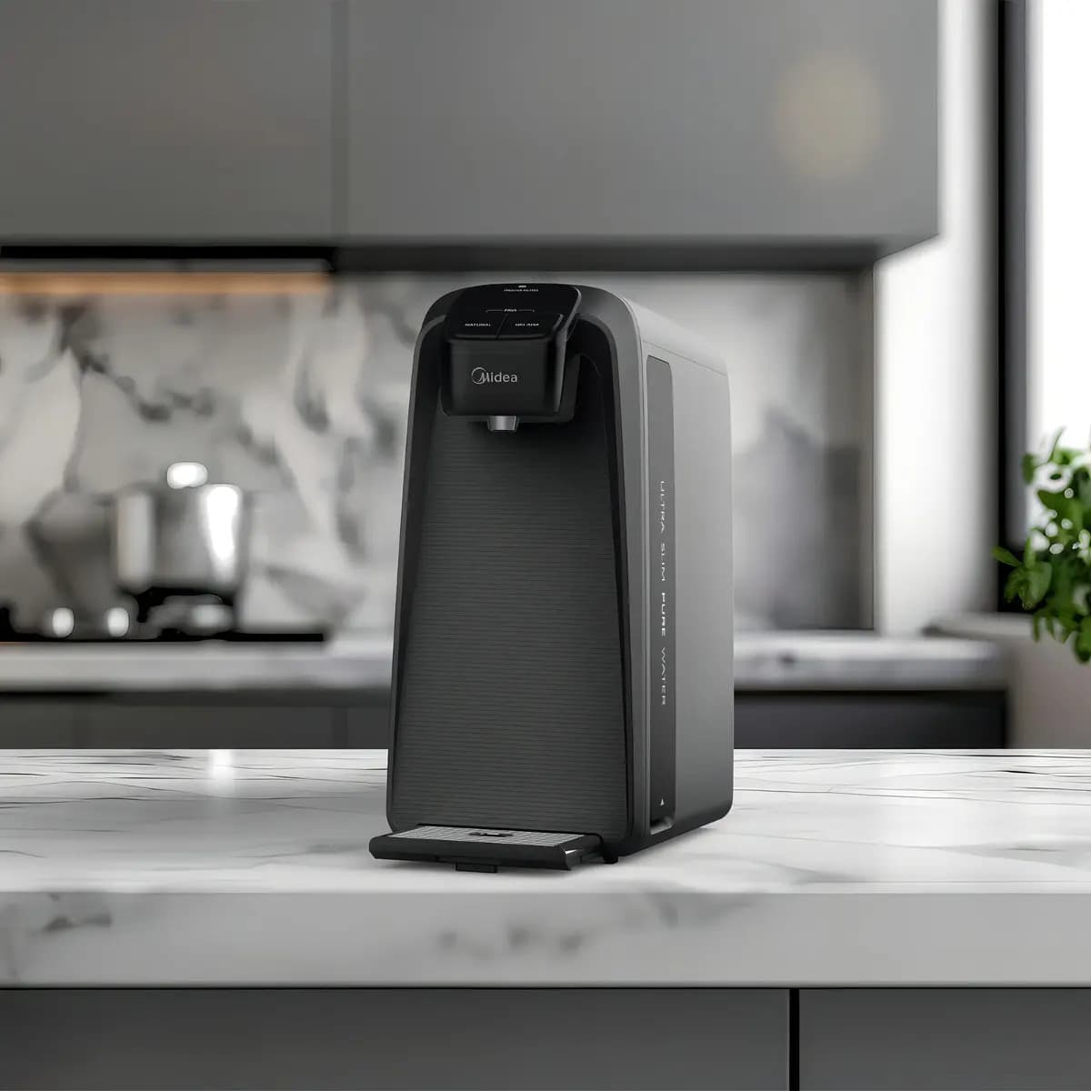 Purificador Midea SlimPure Bivolt Cinza Filtro 2 Estágios — imagem 5