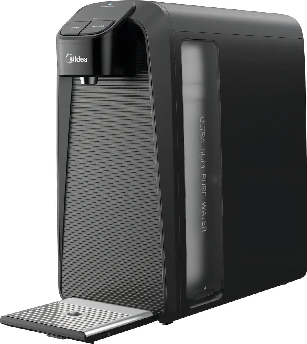 Purificador Midea SlimPure Bivolt Cinza Filtro 2 Estágios