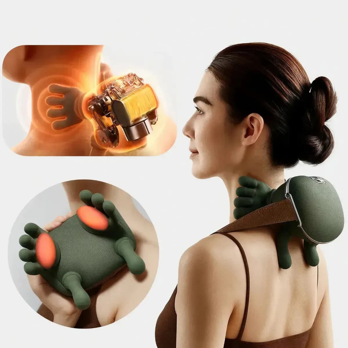 Massageador Mãozinha Pescoço e Ombro 3D