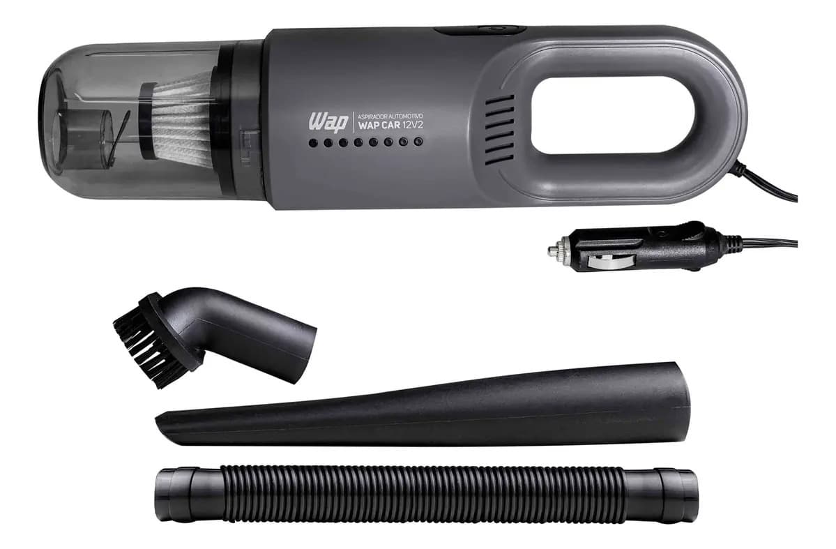 Aspirador Automotivo Portátil WAP CAR Filtro HEPA Cabo de 3,7m 180W 12V2